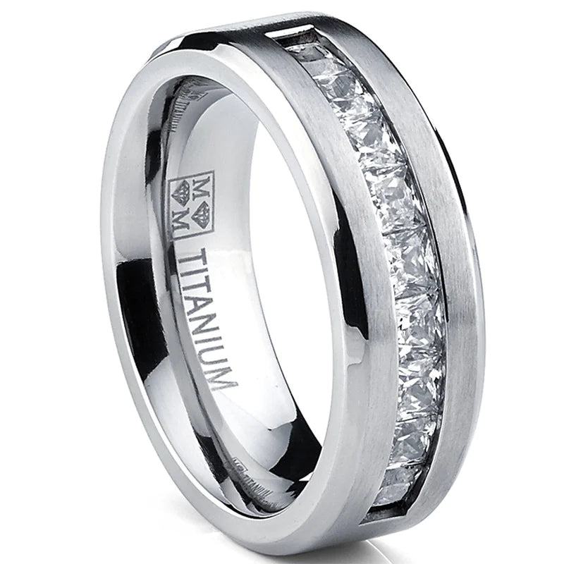 Elite Men's Diamond Wedding Band